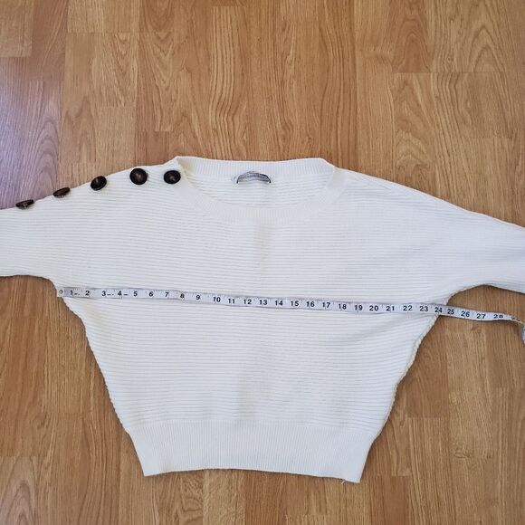 Zara Scoop Neck Sweater Sz Medium - Picture 7 of 10